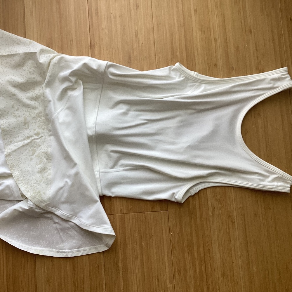 Lulu lemon Tennis white dress size 4 NWOT